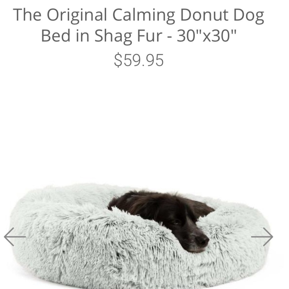 NWT Best friends by Sheri shag dog bed